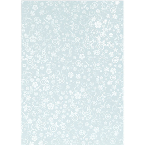 Paperpads.nl SELECT Glanzend Design Papier A4 Babyblauw