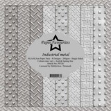 Paper Favourites Industrial Metal 12x12 Inch Paper Pack (PF326)