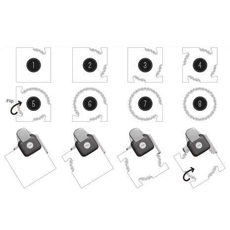 Vaessen Creative Randpons 360° Full Edge Doily (21495-001) Vaessen Creative Randpons 360° Full Edge Doily (21495-001)