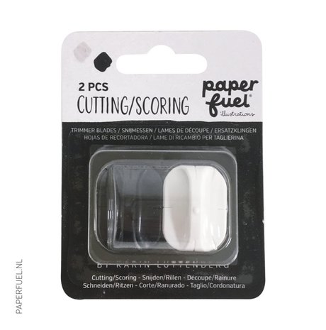 Paper Fuel Papiersnijder Reservemesje + Rilmesje (PF104003) Paper Fuel Papiersnijder Reservemesje + Rilmesje (PF104003)