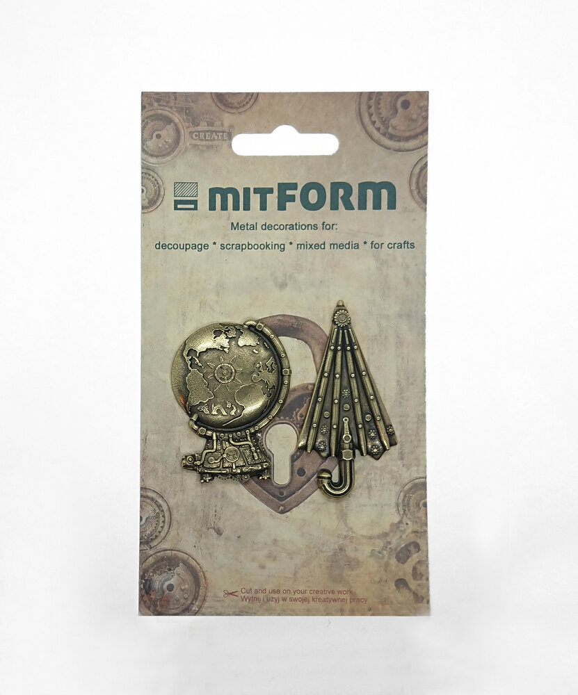 Mitform Travel 2 Metal Embellishments (MITS050)