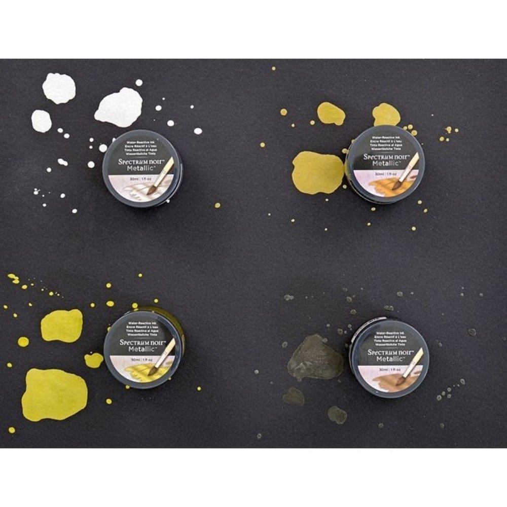 Spectrum Noir Metallic Liquid Ink Rich Metallics 30ml (4pcs) (SN-META-LI30-RMET4) Spectrum Noir Metallic Liquid Ink Rich Metallics 30ml (4pcs) (SN-META-LI30-RMET4)