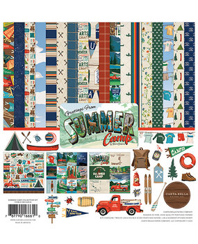 Carta Bella Summer Camp 12x12 Inch Collection Kit (CBSC119016) Carta Bella Summer Camp 12x12 Inch Collection Kit (CBSC119016)
