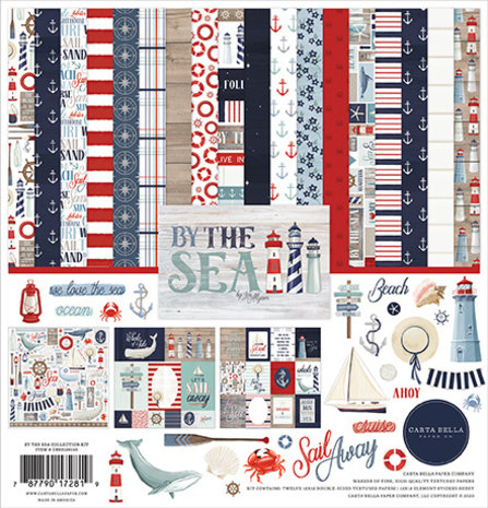 Carta Bella By The Sea 12x12 Inch Collection Kit (CBBS120016) Carta Bella By The Sea 12x12 Inch Collection Kit (CBBS120016)