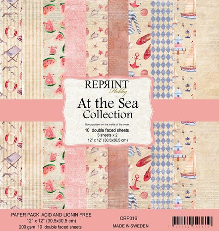 Reprint At the Sea Collection 12x12 Inch Paper Pack (CRP016) Reprint At the Sea Collection 12x12 Inch Paper Pack (CRP016)