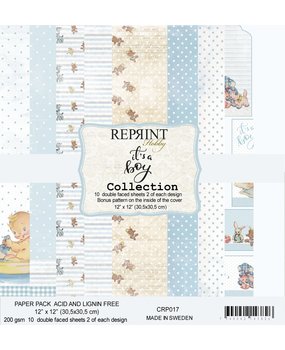Reprint It´s a Boy Collection 12x12 Inch Paper Pack (CRP017) Reprint It´s a Boy Collection 12x12 Inch Paper Pack (CRP017)