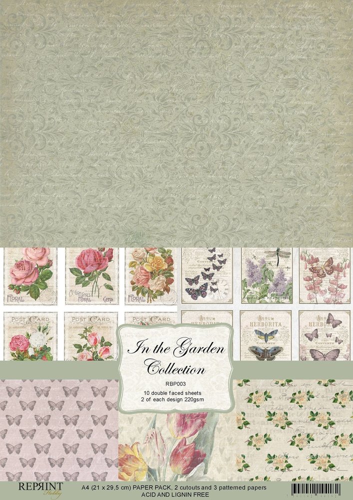 Reprint In the Garden Collection A4 Paper Pack (RBP003) Reprint In the Garden Collection A4 Paper Pack (RBP003)