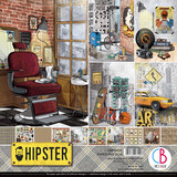 Ciao Bella Papercrafting Hipster 12x12 Inch Paper Pad (CBPM035)