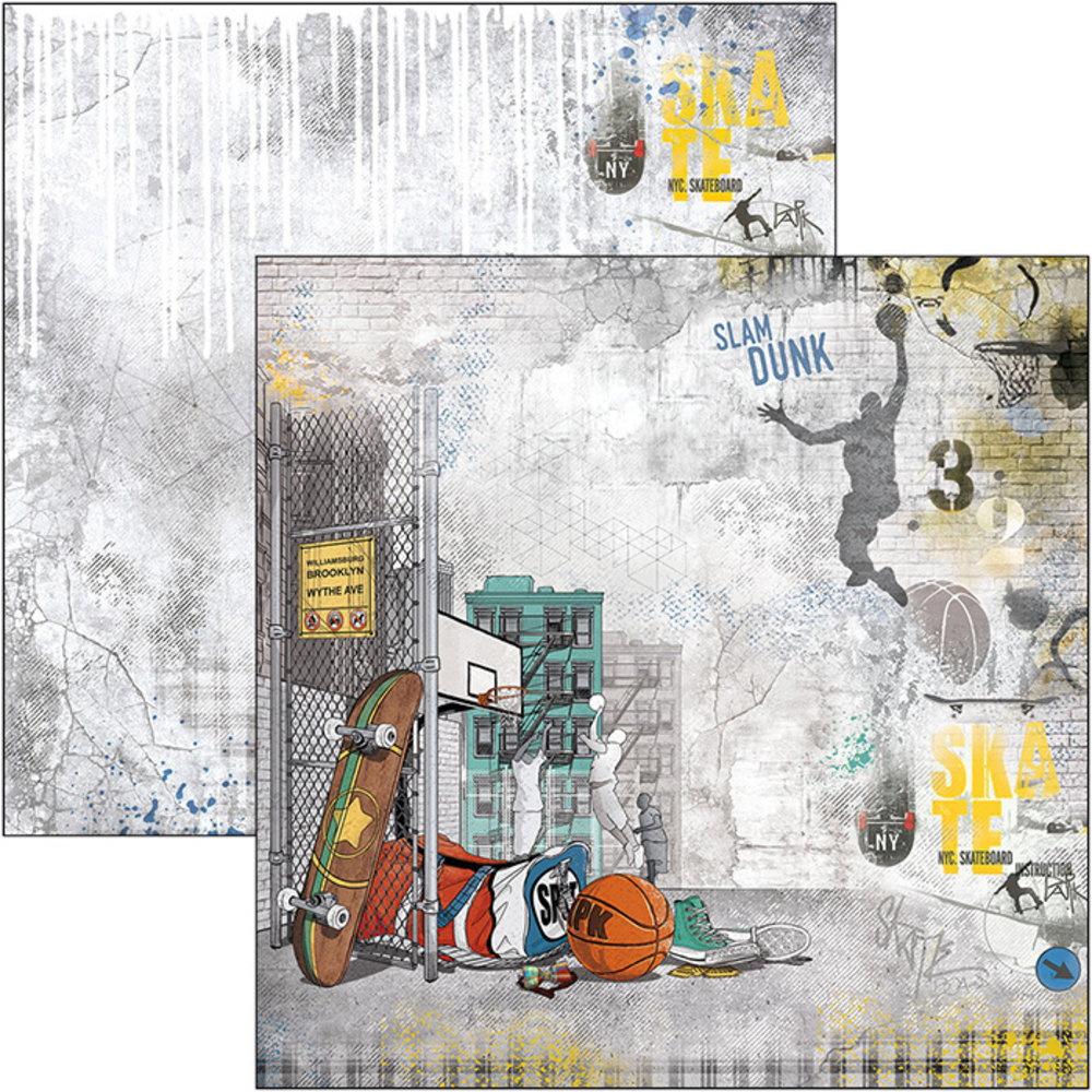 Ciao Bella Papercrafting Hipster 12x12 Inch Paper Pad (CBPM035)