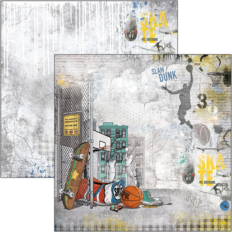 Ciao Bella Papercrafting Hipster 12x12 Inch Paper Pad (CBPM035)