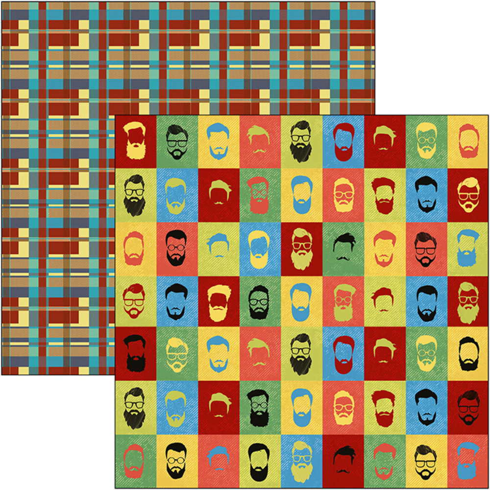 Ciao Bella Papercrafting Hipster 12x12 Inch Paper Pad (CBPM035)