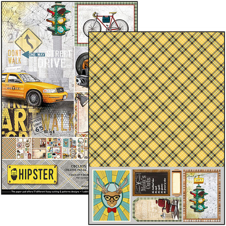 Ciao Bella Papercrafting Hipster A4 Creative Pad (CBCL035) Ciao Bella Papercrafting Hipster A4 Creative Pad (CBCL035)