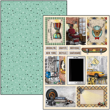 Ciao Bella Papercrafting Hipster A4 Creative Pad (CBCL035) Ciao Bella Papercrafting Hipster A4 Creative Pad (CBCL035)