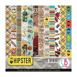 Ciao Bella Papercrafting Hipster 6x6 Inch Paper Pad (CBQ035)