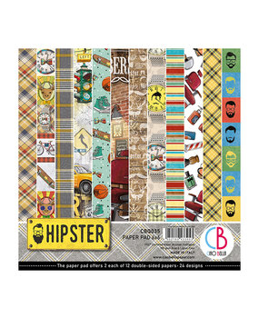 Ciao Bella Papercrafting Hipster 6x6 Inch Paper Pad (CBQ035)