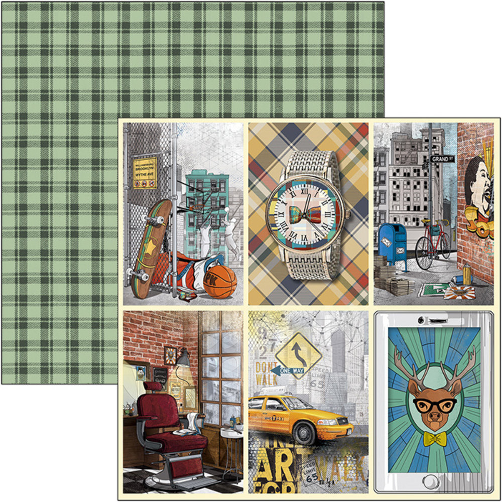 Ciao Bella Papercrafting Hipster 6x6 Inch Paper Pad (CBQ035)