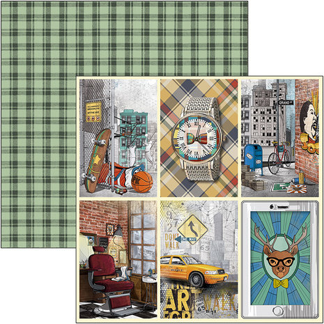 Ciao Bella Papercrafting Hipster 6x6 Inch Paper Pad (CBQ035)