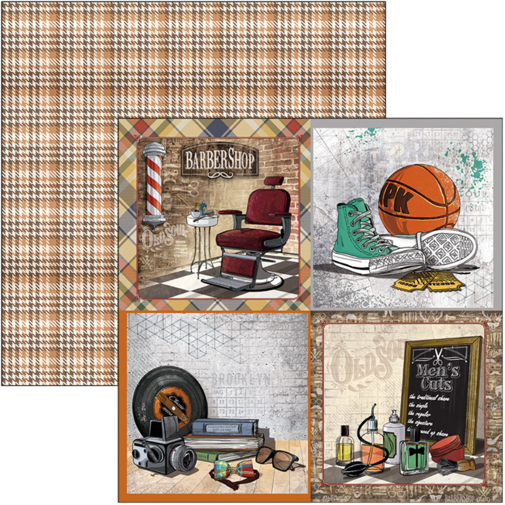 Ciao Bella Papercrafting Hipster 6x6 Inch Paper Pad (CBQ035)