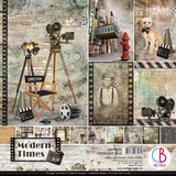 Ciao Bella Papercrafting Modern Times 12x12 Inch Paper Pad (CBPM036)