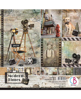 Ciao Bella Papercrafting Modern Times 12x12 Inch Paper Pad (CBPM036) Ciao Bella Papercrafting Modern Times 12x12 Inch Paper Pad (CBPM036)