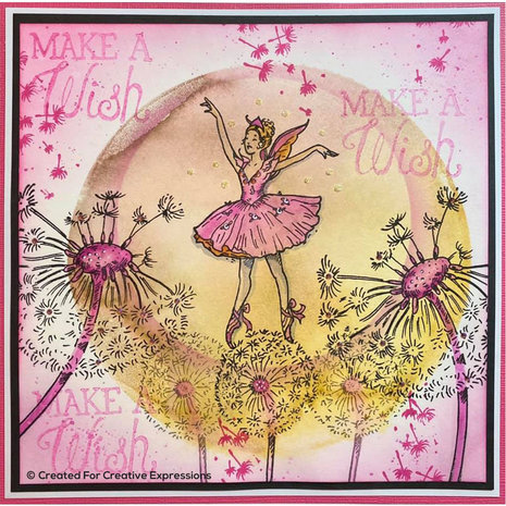 Pink Ink Designs Dandelion Ballet A5 Clear Stamp Set (PI066) Pink Ink Designs Dandelion Ballet A5 Clear Stamp Set (PI066)