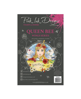 Pink Ink Designs Queen Bee A5 Clear Stamp Set (PI069) Pink Ink Designs Queen Bee A5 Clear Stamp Set (PI069)