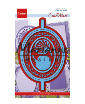 Marianne Design Creatable Anja's Vertical Folding Die Oval (LR0607)