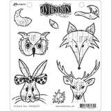 Ranger Dylusions Heads N Tails Cling Stamps (DYR62301)