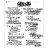 Ranger Dylusions People...Not A Fan Cling Stamps (DYR62325)