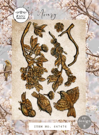 Re-Design Aviary 5x8 Inch Decor Mould (647476)