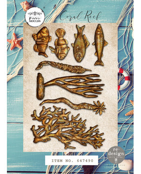 Re-Design Coral Reef 5x8 Inch Decor Mould (647490) Re-Design Coral Reef 5x8 Inch Decor Mould (647490)