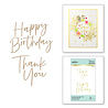 Spellbinders Stylish Script Thank You and Happy Birthday Hot Foil Plates (GLP-190) Spellbinders Stylish Script Thank You and Happy Birthday Hot Foil Plates (GLP-190)