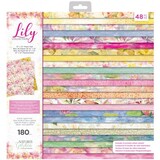 Crafter's Companion Lily 12x12 Inch Paper Pad (NG-LILY-PAD12)