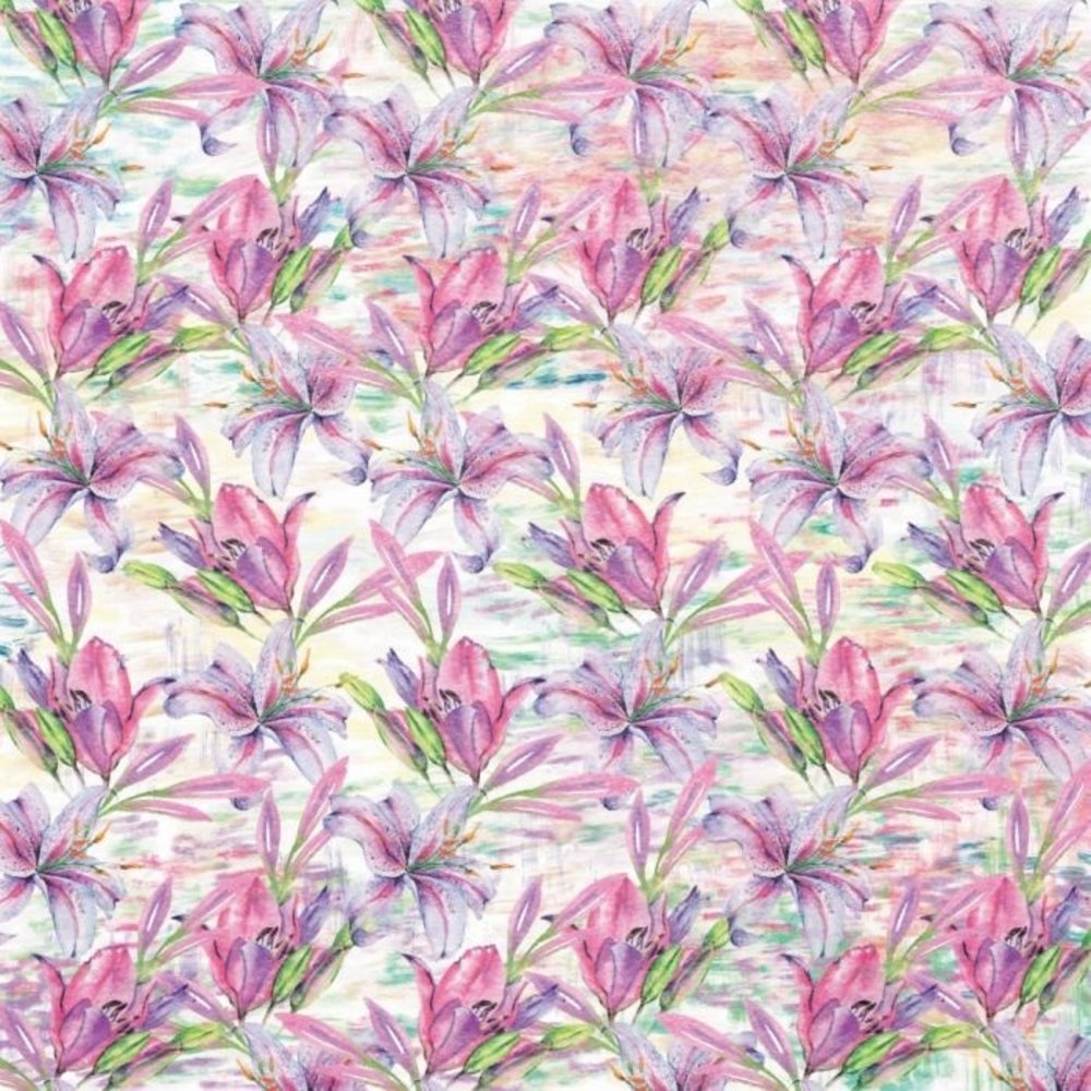 Crafter's Companion Lily 12x12 Inch Paper Pad (NG-LILY-PAD12) Crafter's Companion Lily 12x12 Inch Paper Pad (NG-LILY-PAD12)