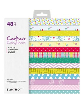 Crafter's Companion Pop Up Boxes 8x8 Inch Paper Pad (CC-PAD8-POPB)