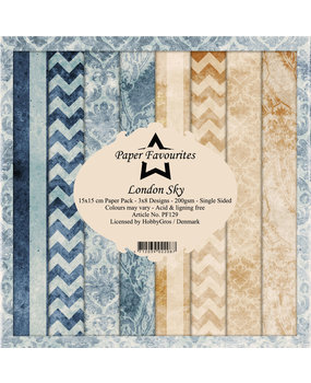 Paper Favourites London Sky 6x6 Inch Paper Pack (PF129) Paper Favourites London Sky 6x6 Inch Paper Pack (PF129)
