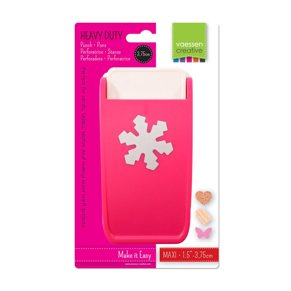 Vaessen Creative Heavy Duty Pons Sneuwvlok Maxi (21476-010) Vaessen Creative Heavy Duty Pons Sneuwvlok Maxi (21476-010)