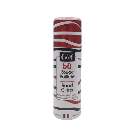 Odif Glitter Varnish 50 Red (125ml) (43610) Odif Glitter Varnish 50 Red (125ml) (43610)