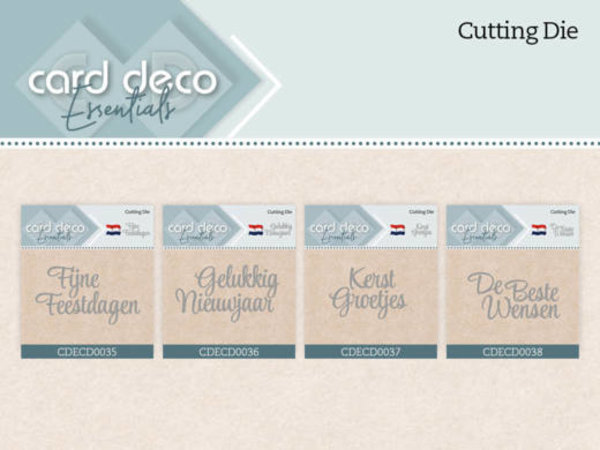 Card Deco Snijmal Gelukkig Nieuwjaar (CDECD0036)