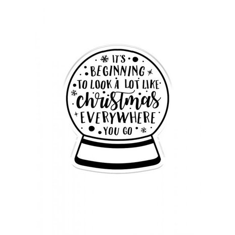 Crafter's Companion It's Beginning To Look Clear Stamp (CC-CA-ST-BTL)