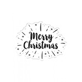 Crafter's Companion Modern Merry Christmas Clear Stamp (CC-CA-ST-MMC)