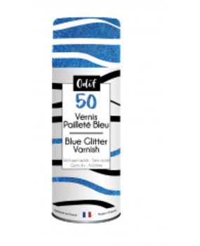 Odif Glitter Varnish 50 Blue (125ml) (43622) Odif Glitter Varnish 50 Blue (125ml) (43622)