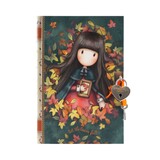 Gorjuss Lockable Journal With Heart Shaped Lock Autumn Leaves (815GJ05)
