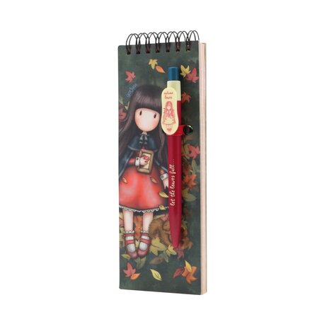 Gorjuss Jotter Pad With Pen Autumn Leaves (799GJ14) Gorjuss Jotter Pad With Pen Autumn Leaves (799GJ14)