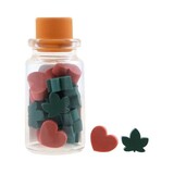 Gorjuss Mini Erasers In Glass Bottle Autumn Leaves (590GJD01)