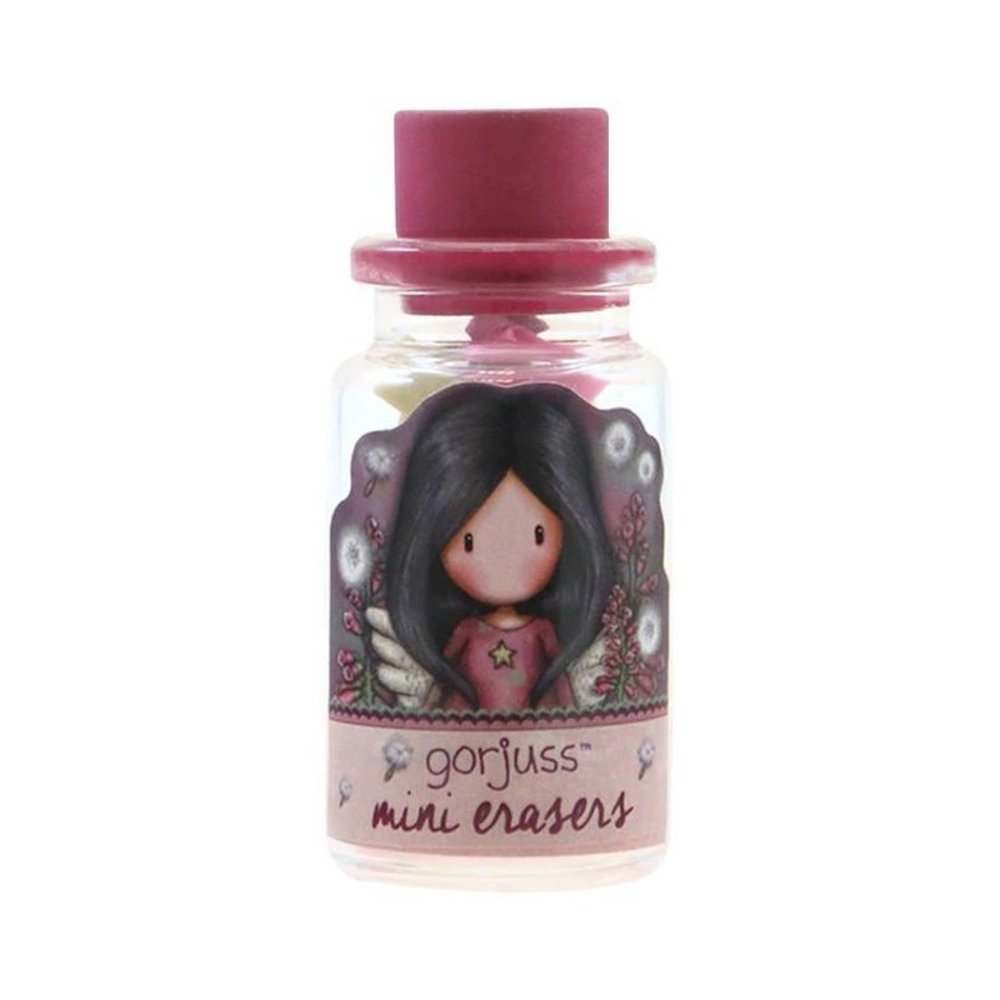 Gorjuss Mini Erasers In Glass Bottle Little Wings (590GJD02) Gorjuss Mini Erasers In Glass Bottle Little Wings (590GJD02)