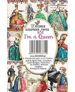 Decorer I'm a Queen Paper Pack (7x10,8cm) (DECOR-M75)