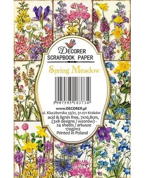 Decorer Spring Meadow Paper Pack  (7x10,8cm) (DECOR-M77) Decorer Spring Meadow Paper Pack  (7x10,8cm) (DECOR-M77)