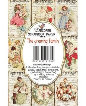 Decorer The Growing Family Paper Pack  (7x10,8cm) (DECOR-M79)