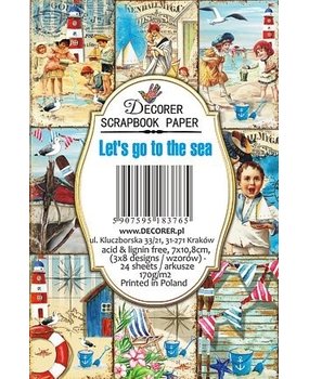 Decorer Let's Go To The Sea Paper Pack  (7x10,8cm) (DECOR-M80) Decorer Let's Go To The Sea Paper Pack  (7x10,8cm) (DECOR-M80)